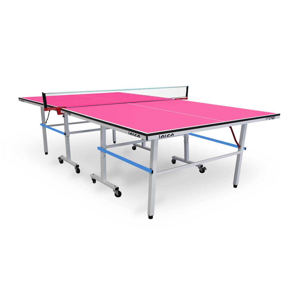 XTT4 Pink Match Larca Mesas de Ping Pong Tenis de