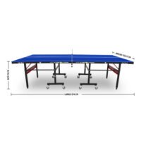 Mesa de ping pong para exterior Storm Black Abierta