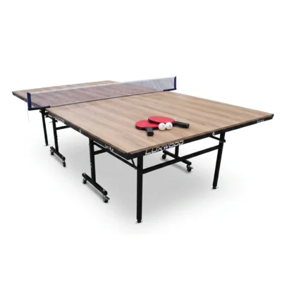 Mesa de Ping Pong Luxwood Negra con Madera