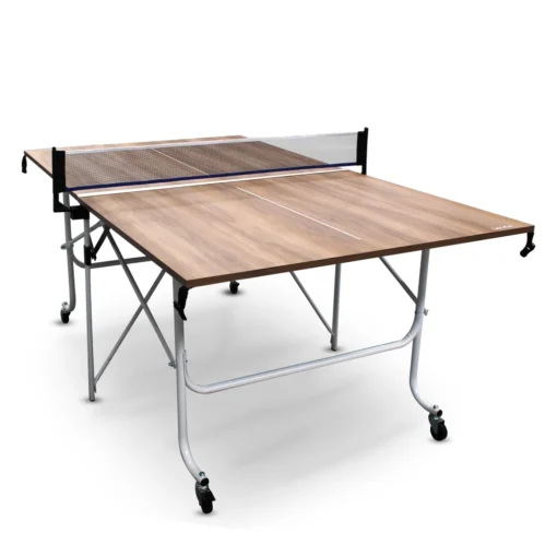 Mesa de Ping Pong Luxwood Junior Estructura Blanca Lateral Izquierda