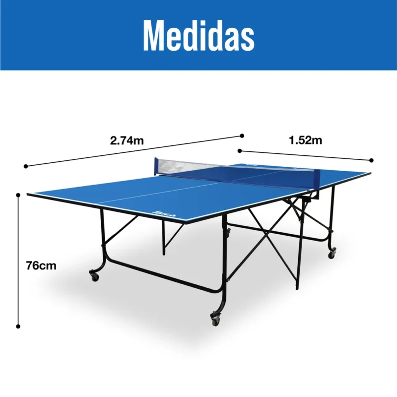 Medidas de Mesa Ping Pong XTT2 Master Plus